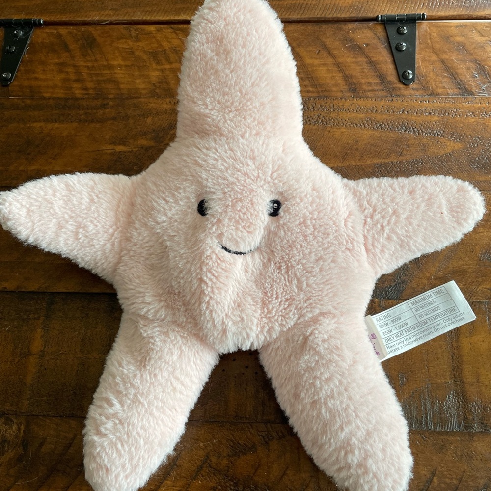 Warmies Light Pink Plush Starfish Scented Comforting Stuffed Toy